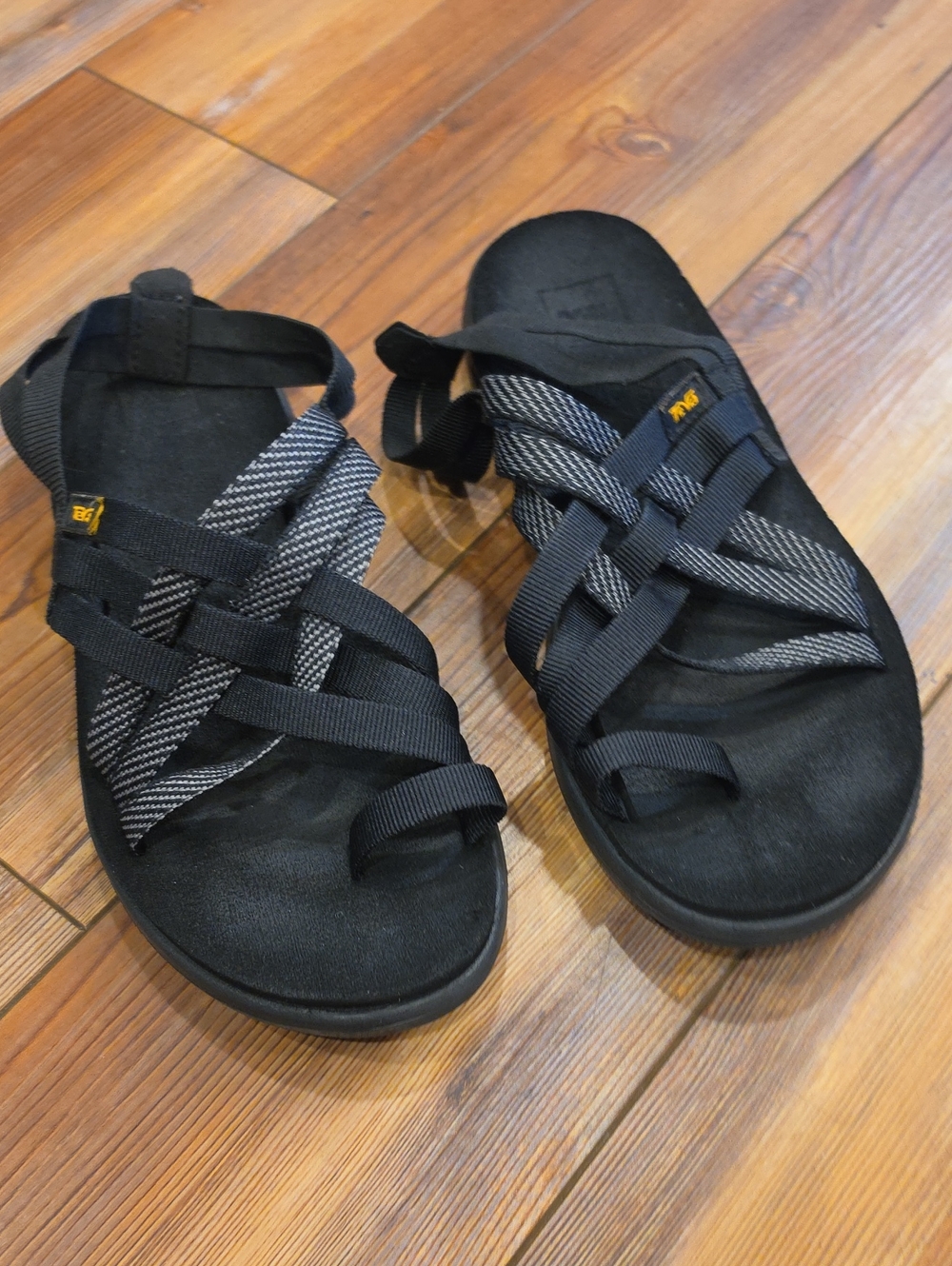 Teva Women's Black Strappy Sandals